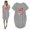 Gray, variant on Dresses for Women 2023 Plus Size Summer Casual Midi Dresses For Women 2023 Women'S Summer Fashion Cute Love Print Casual Short Sleeve Round Neck Dress