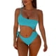 thumbnail image 3 of TaTaai Women's Cut Out Back Swimsuit, Solid Color One Piece with Tie Detail and Soft Cup, Fashion Beachwear for Vacation, Pool Activities and Summer Holiday Gift, 3 of 9