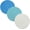 Blue, variant on Amerteer 100% Pure Cotton Potholders Set Trivets Set Thread Weave Hot Pot Holders Set (Set of 3) Stylish Coasters, Hot Pads, Hot Mats,Spoon Rest For Cooking and Baking by Diameter 7 Inches (Blue)