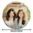 thumbnail image 5 of Gilmore Girls-Theme Round tablecloth has an iconic print, fits most tables, and is easy to care for perfect gifts for fans friends and family.diameter60''(152cm), 5 of 5