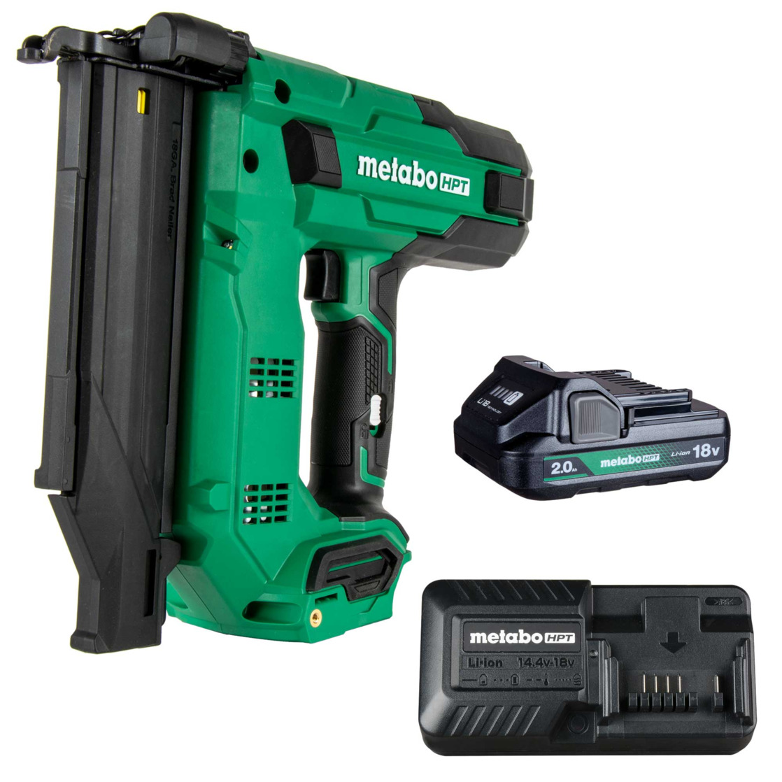 Metabo HPT 18V Cordless Brad Nailer Kit, NT1850DG