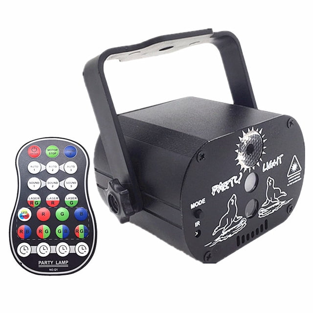 Mini luz láser con 60 patrones, USB, estrella, KTV, barra, luz de ambiente, luz de flash colorida para el hogar