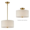 thumbnail image 3 of Maxim Lighting - Bongo - 2 Light Semi-Flush Mount-11.25 Inches Tall and 13, 3 of 5