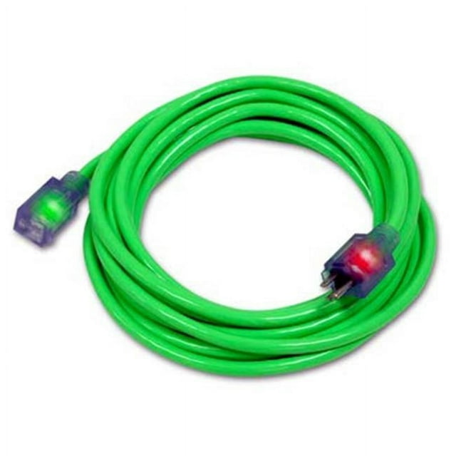 Century Wire & Cable 250551 Rallonge Verte Pro Glo de 25 Pi, 14 par 3