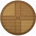 thumbnail image 2 of Safavieh Courtyard Eileen Geometric Indoor/Outdoor Area Rug, Brown/Natural, 5'3" x 5'3" Round, 2 of 7