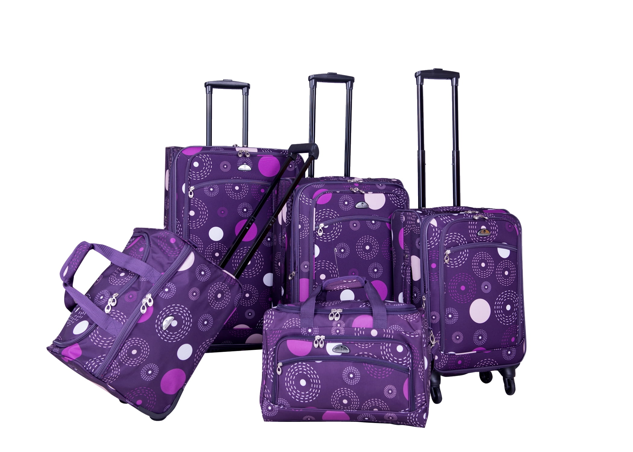 walmart purple luggage