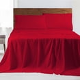 thumbnail image 4 of Fitted and Flat Sheets Single 1 PC Solid Color Deep Pocket Stain Resistant 2500, 4 of 20