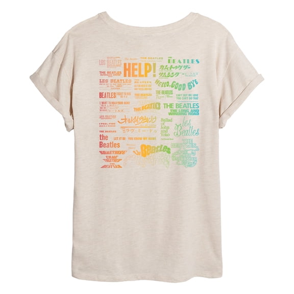 The Beatles - Editorial - Women's Oversized Graphic T-Shirt