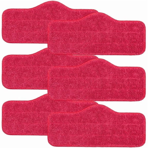 Vacuum Mop Replacement Pads for Schenley for STEAM MOP Vacmop Pads Refills Washable Reusable Microfiber Soft Pads(6 Pack)