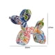 thumbnail image 3 of Estatua de escultura de perro de resina Graffiti colorido Perro de globo nórdico para escritorio (BS969), 3 of 6
