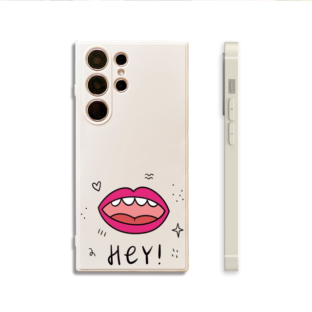 Mantenga su iPhone seguro y a la moda con una elegante funda de goma TPU con patrón de dibujos animados para teléfono