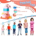 thumbnail image 2 of Set de bloques de construcción Chenxuanbro STEM para niños de 18 a 6 años con bloques grandes, 2 of 8