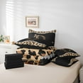 thumbnail image 6 of Castle Fairy Bowknot Letter Monogrammed D Twin Bedding Sets,Cheetah Bedding Comforter Set, 6 of 8