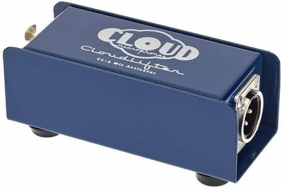 Cloud Microphones CL-1 Cloud lifter Mic Activator Bundle w/Pig Hog Cable & Liquid Audio Polishing Cloth 1-Channel Ultra-Clean Mic Preamp Gain