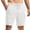 b-204White834, variant on PIMSSY Men Shorts Casual Drawstring Waist Solid Color Shorts With Pockets Comfortable Athletic Wear Summer Outdoor Male Breathable Bottoms
