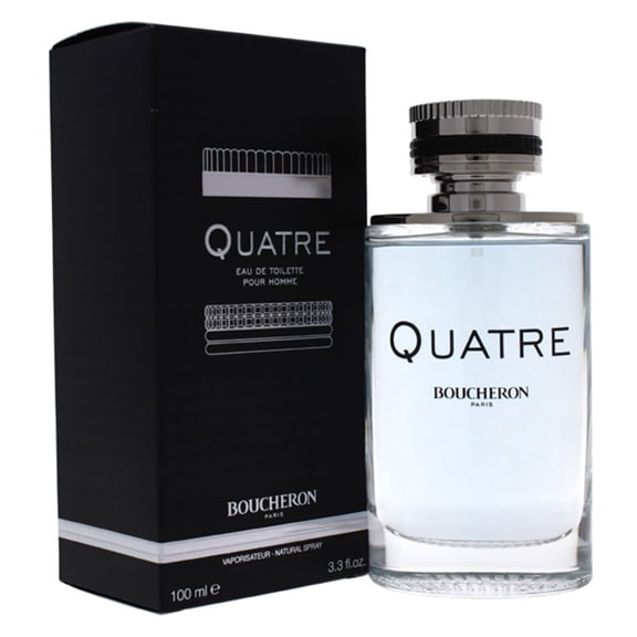 Boucheron Quatre Eau De Toilette Spray, Cologne for Men, 3.3 Oz