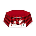 thumbnail image 1 of Diconna Christmas Tree Skirt Santa Claus Letter Print Decorative Apron, 1 of 6