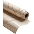 thumbnail image 1 of Papel Tapiz Azulejo Mármol Rollo Vinil Adhesivo 10m X 60cm Beige con Cafe Piedra, 1 of 7