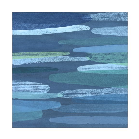 Megan Meagher 'Overlapping Hues II' Canvas Art