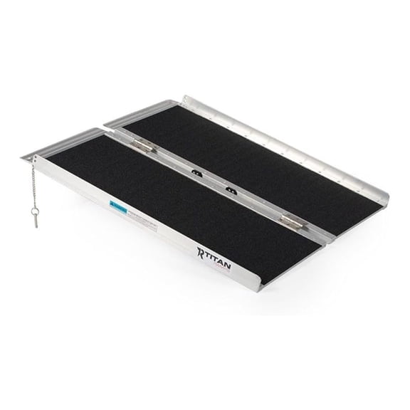 3' Single-Fold Wheelchair Ramp - 500 lb. Capacity