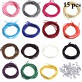 thumbnail image 1 of 75PCS Faux Suede Cord Assorted DIY Jewelry Making Cord with 200 Cord Ends, 1 of 10