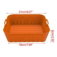 thumbnail image 2 of Vaidha Doublures Rondes en Silicone pour Friteuse, Doublures Réutilisables pour Panier de Friteuse, Accessoires - Remplacement des Doublures en Papier Parchemin -[8.2 Pouces], 2 of 2