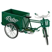 Metal Vintage Tricycle Model Retro Tricycle Model Decoration for Home Cabinet Desktop
