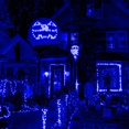 thumbnail image 4 of YOPTOP LED Christmas Net Lights Outdoor Decorations for Bushes 96 LED 5ftx5ft Connectable Green Wire Net Christmas Lights for Outdoor Yard Mesh Shrub Tree Holiday Decor,blue,5ftx5ft, 4 of 6
