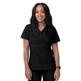 thumbnail image 1 of Sivvan Women's Scrubs Mock Wrap Top (Available in 15 Colors), 1 of 7