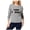 Grey - htgrey, variant on Bow & Drape Womens Carbdashian Sweatshirt, Grey, Small