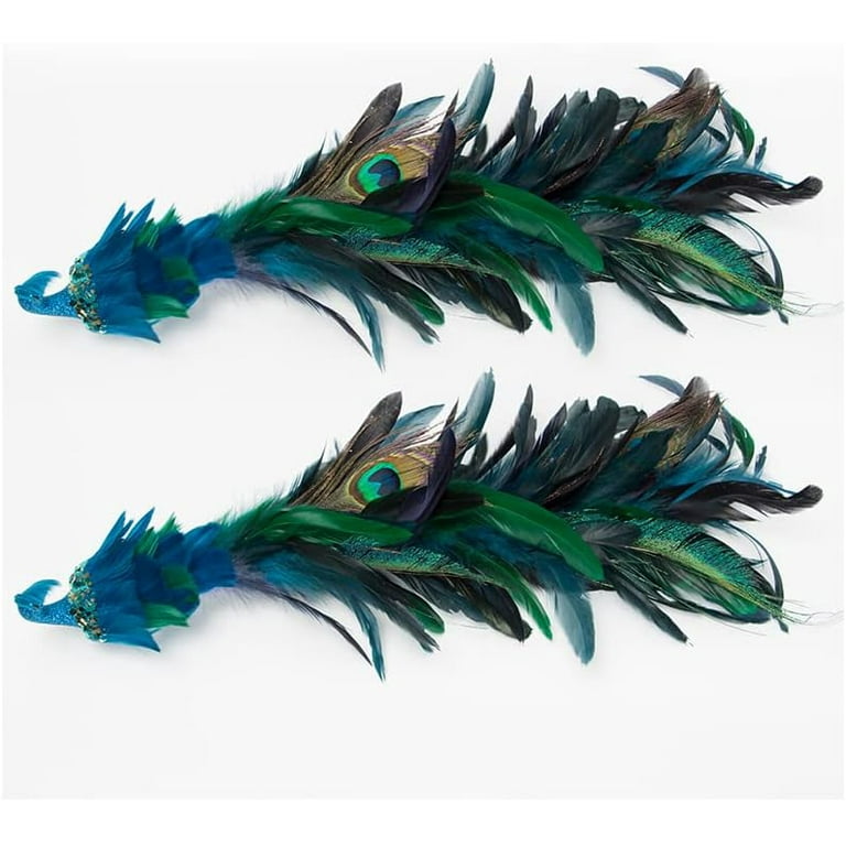19 Peacock Christmas Ornaments Decorations Artificial Peacock