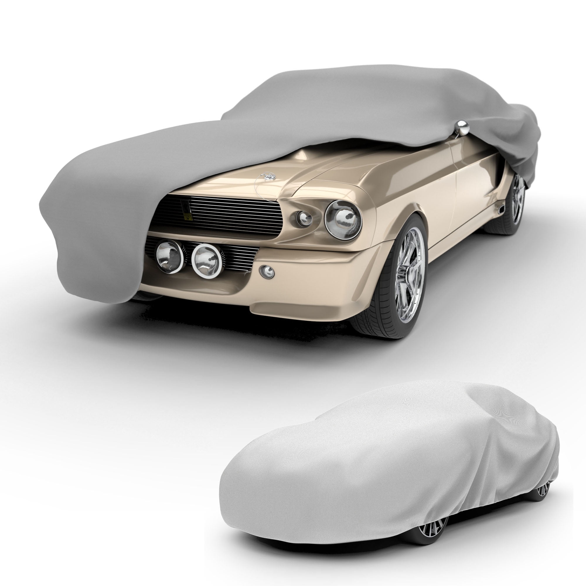 (2 pack) Budge Ultra Car Cover, Breathable, UV & Water-Resistant Car Protection, Size 4 for Full Size Vehicles