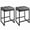 Gray, variant on Beran7 Bar Stools Set of 2,  Counter Height Bar Stools Set, Backless Kitchen Island Stools, Faux Leather Stools for Kitchen Counter,Gray
