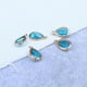thumbnail image 4 of Jumpingount Pendientes colgantes para niña, pendientes, colgantes, decoración de adorno delicado brillante, joyería hecha a mano Ropa, zapatos y accesorios Miscelánea lago azul Jumpingount AP015717-01, 4 of 6