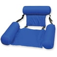 thumbnail image 1 of Flotteur de Piscine en Maille avec Porte-Gobelet Détachable, Chaise Longue Gonflable pour Piscine, 1 of 4