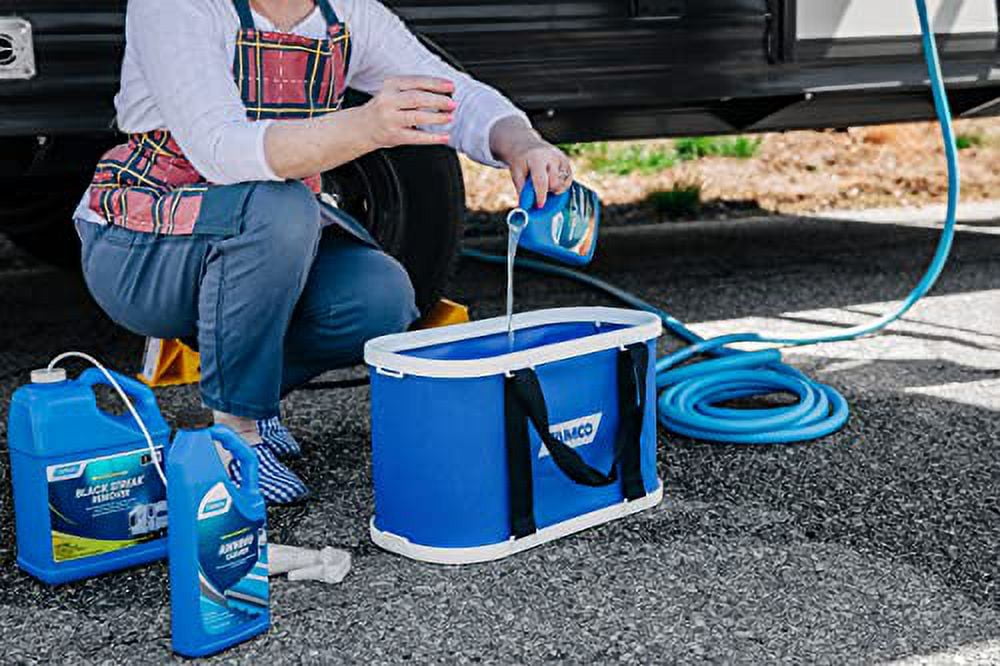 Camco EvoFlex 35-Foot Drinking Water Hose | Features an Extra Flexible Construction, Stainless Steel Strain Reliefs on Each Hose End, and is Ideal for RV and Marine Use (22595)