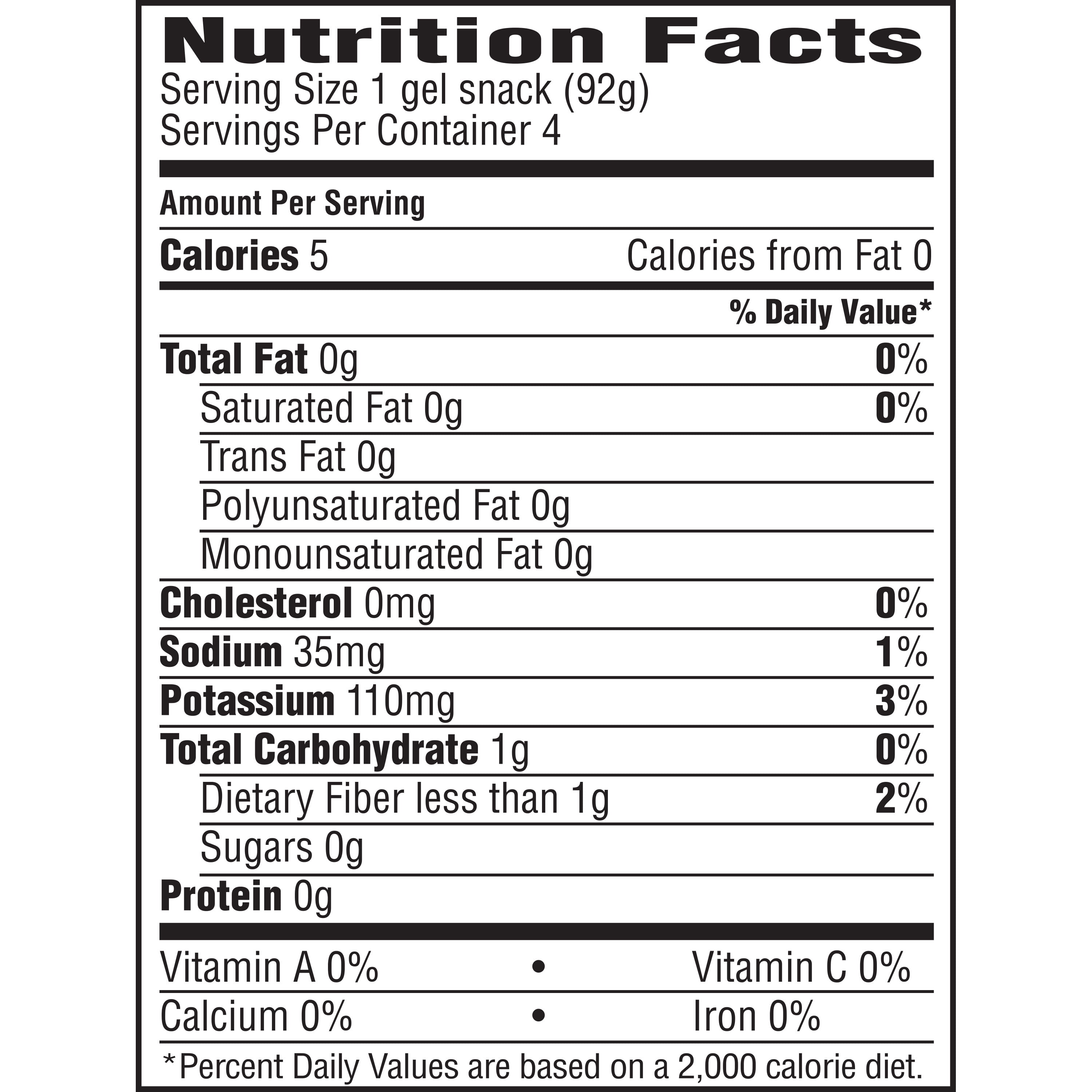 Snack Pack Orange Jello Nutrition Facts Nutrition Ftempo