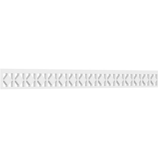 Ekena Millwork RUNP04X0625X48GLN 4 x 48 in. Pitch 0.62 in. Glenburn Architectural Grade PVC Running Trim