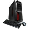 Xion Echo Mid Tower Gaming Case, Black