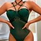 thumbnail image 4 of Lencería de una Pieza con Correa Ajustable para el Hombro y Cuello Halter para Mujer Lencería de Malla de Color Puro de Cintura Alta ANGGREK  Otros, 4 of 8