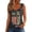 Grey, variant on T Shirts for Women Sleeveless V Neck Halter Metal Ring Independence Day Print T-shirt Stylish Summer Top Army Green XXL