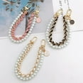 thumbnail image 4 of Vintage Pearl Bag Strap For Handbag Double Layer Chain Pearl Phone Lanyard Exquisite Purse Replacement Handles Bag Accessory, 4 of 10
