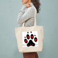 thumbnail image 4 of CafePress - Alpha Blue Blood Bulldog Tote Bag - Unisex Canvas Tote Bag, Beige, 1-Piece, 4 of 8
