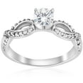 thumbnail image 1 of Bague Croisée Infinie en Diamant 5/8 ct, Or Blanc 14K, 1 of 3