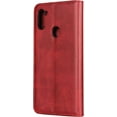 thumbnail image 6 of for Galaxy A11 Wallet Case,Premium PU Leather Flip Folio Case,Card Slots,Cash Pocket,Kickstand,Magnetic Closure TPU Shockproof Interior Protective Case for Samsung Galaxy A11,Red, 6 of 14
