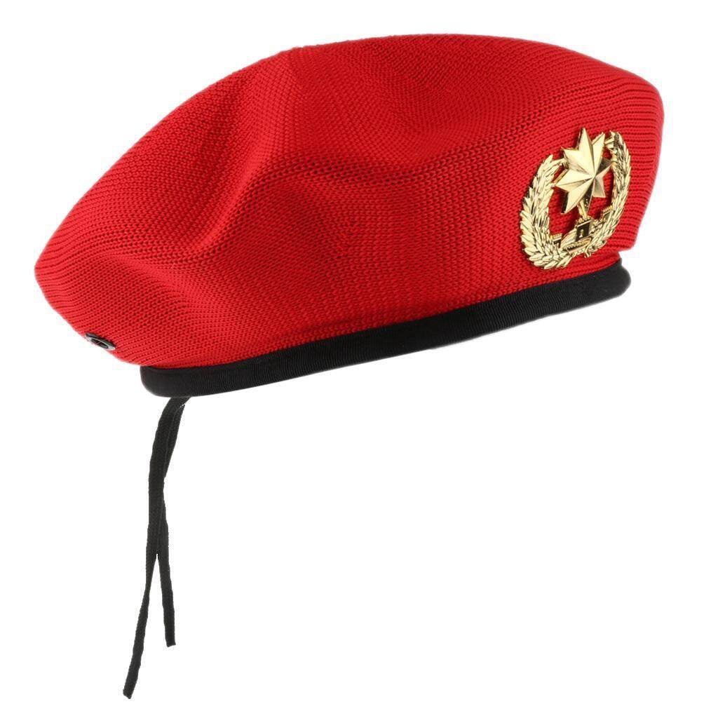 Beret Rouge Femme Costue De Noël Petit Chaperon Rouge Pour Filles, Costue D'Halloween Chapeau De Fête Définition