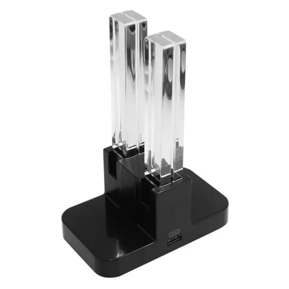 Switch Joy-Con 4-in-1 Charging Dock with LED Light Indicators - Fast Charging Station for Joy-Con Controllers, Convertible Light-Up Base for Nintendo Switch Accessories