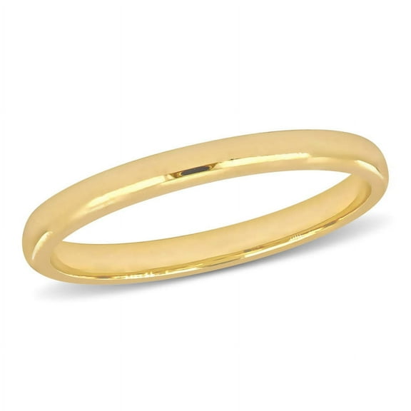 AMOUR 2mm Comfort Fit Wedding Band In 14K Yellow Gold