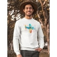 thumbnail image 2 of Pilot In Action Design Sweatshirt Men -Image by Shutterstock, Male XX-Large, 2 of 4