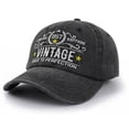 thumbnail image 3 of Mens Hat Unisex Baseball Distressed Classic Dad Adjustable Snapback Outdoor Ball Caps Black L, 3 of 3